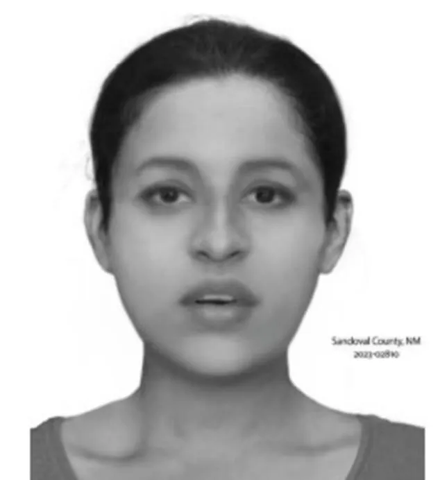 Jane Doe — photo published by FBI